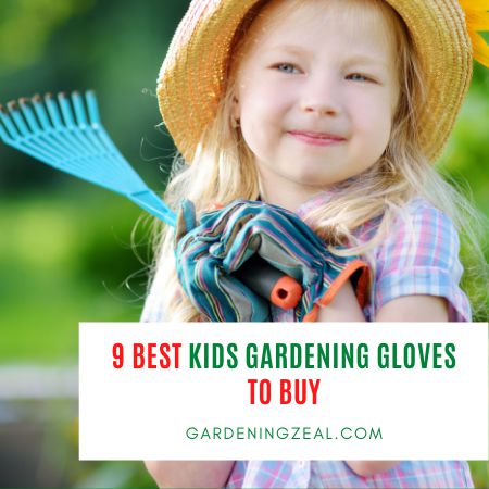 Childrens Girls KDK Ages 3-10 Kids Gardening Gloves Boys Soft Safety Rubber Gloves Yard Work Gloves for Toddlers Youth 