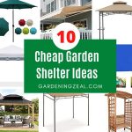 cheap garden shelter ideas